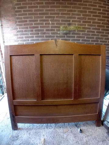 GRATIS! Amsterdamse School bedombouw twijfelaar. Eiken. beschikbaar voor biedingen