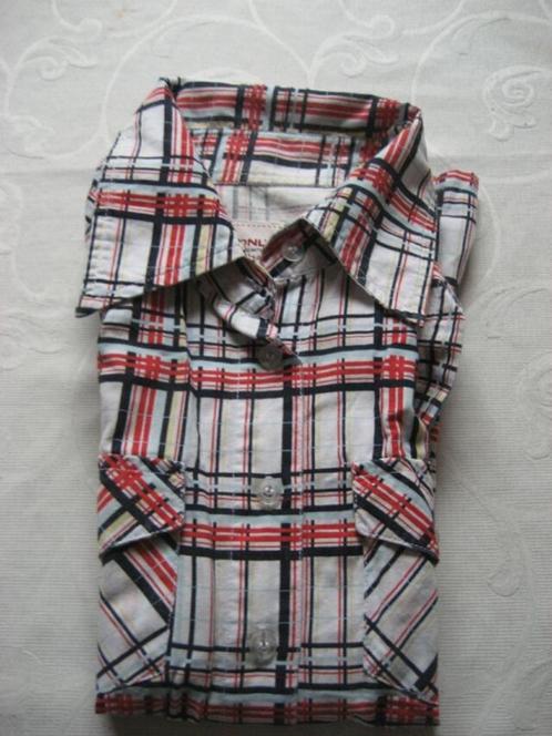 Blouse mooie geruite merk ONLY Maat 34, Kleding | Dames, Blouses en Tunieken, Zo goed als nieuw, Maat 34 (XS) of kleiner, Ophalen of Verzenden