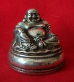 Lachende Boeddha, silverplated bronzen beeldje, Verzamelen, Religie, Nieuw, Ophalen of Verzenden