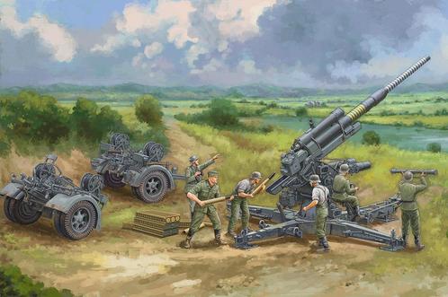 Trumpeter 1:35 German 8,8 cm Flak 36/37 w. crew, Hobby en Vrije tijd, Modelbouw | Auto's en Voertuigen, Nieuw, Overige typen, 1:32 tot 1:50