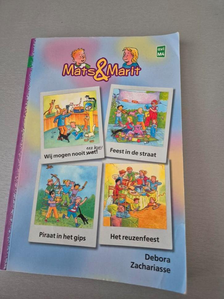 Mats & Marit - AVI M4 - Debora Zachariasse, Boeken, Kinderboeken | Jeugd | onder 10 jaar, Gelezen, Fictie algemeen, Ophalen of Verzenden