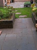 Natuursteen Tegels in wildverband (leisteen?), Tuin en Terras, Tegels en Klinkers, Ophalen, Gebruikt, Terrastegels, Natuursteen
