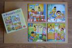 Jumbo puzzel '' SESAMSTRAAT '' 4-6-9-16 stukjes., Ophalen of Verzenden, Minder dan 10 stukjes, Gebruikt, 2 tot 4 jaar