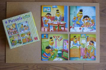 Jumbo puzzel '' SESAMSTRAAT '' 4-6-9-16 stukjes. beschikbaar voor biedingen