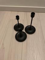 IKEA FULLTALIG Kaarsenstandaards - Set van 3, Zwart, Ophalen of Verzenden, Zo goed als nieuw, Metaal