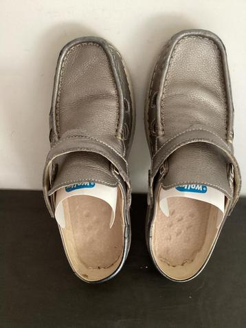 Wolky maat 40 slippers, grijs/zilver beschikbaar voor biedingen