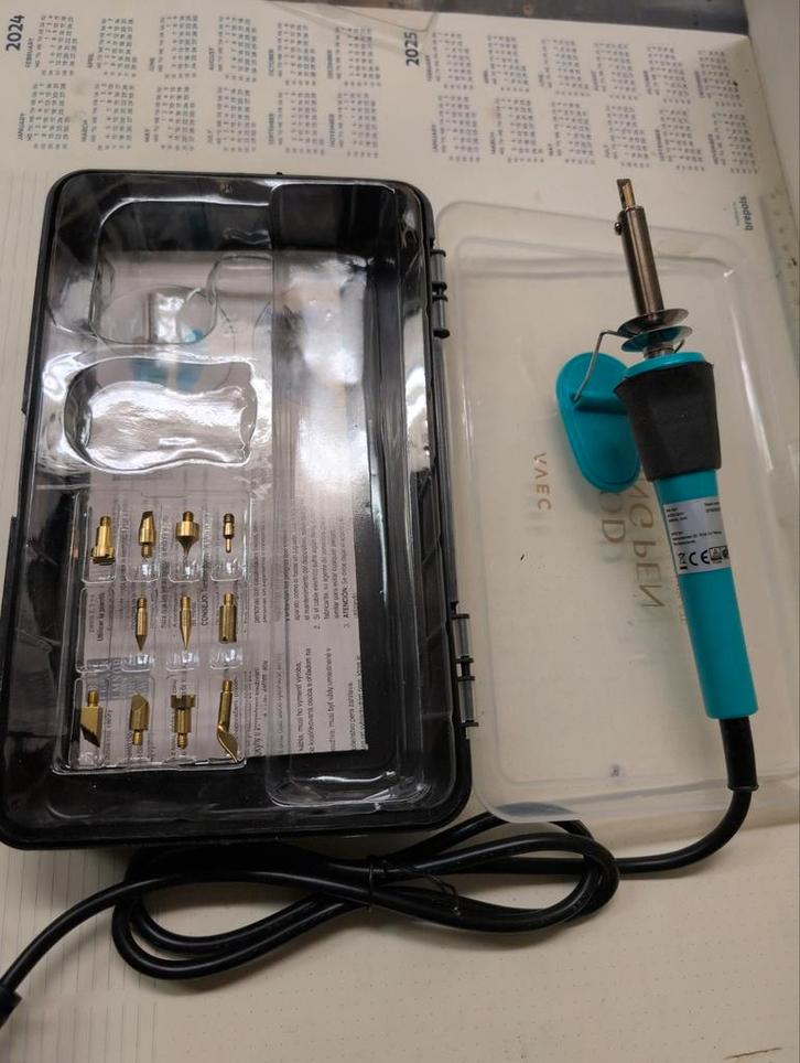 Soldeerbout & Graveerset Avec - Complete Set, Hobby en Vrije tijd, Knutselen, Nieuw, Knutselwerk, Ophalen