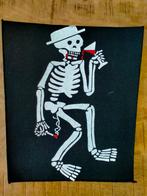 Social Distortion skelet vintage muziek backpatch patch punk, Verzamelen, Ophalen of Verzenden, Zo goed als nieuw