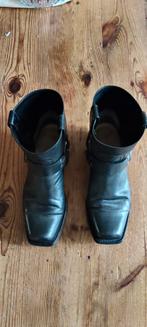 Sendra Biker Boots Zwart Leer Maat 39, Sendra, Zwart, Boots, Ophalen of Verzenden