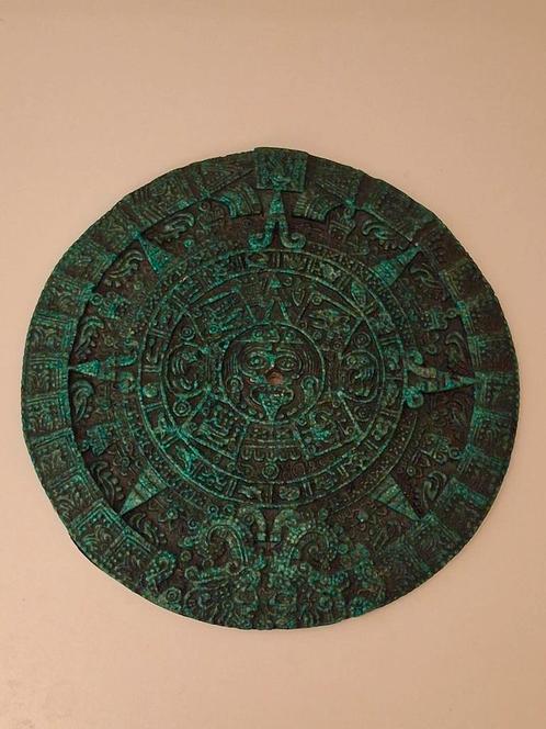 Azteekse Kalendersteen / zonnekalender 23cm, Diversen, Kalenders, Zo goed als nieuw, Jaarkalender, Ophalen of Verzenden