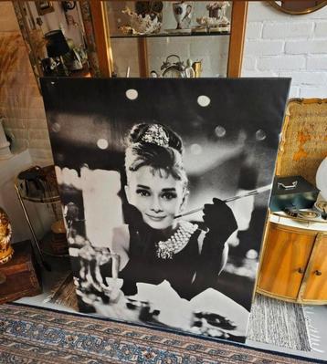 Xl fotocanvas Audrey Hepburn SALE beschikbaar voor biedingen