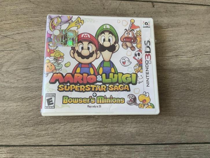Mario & Luigi Superstar Saga + Bowsers Minions Nintendo 3DS, Spelcomputers en Games, Games | Nintendo 2DS en 3DS, Zo goed als nieuw