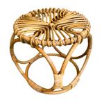 Rotan Kruk met Ring – Stool Rotan – Natuurlijk & Stijlvol, Huis en Inrichting, Woonaccessoires | Overige, Ophalen of Verzenden