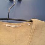 Yaya gebreide mouwloze trui v-hals + knopen achter S-M 49189, ., Beige, Ophalen of Verzenden, Zo goed als nieuw