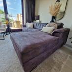 2,5 zits lounge bank., Ophalen, 250 tot 300 cm, Gecapitoneerd, Hoekbank