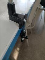 Vintage witte bureaulamp architectenlamp industrieel design, Gebruikt, 50 tot 75 cm, Vintage, Ophalen of Verzenden