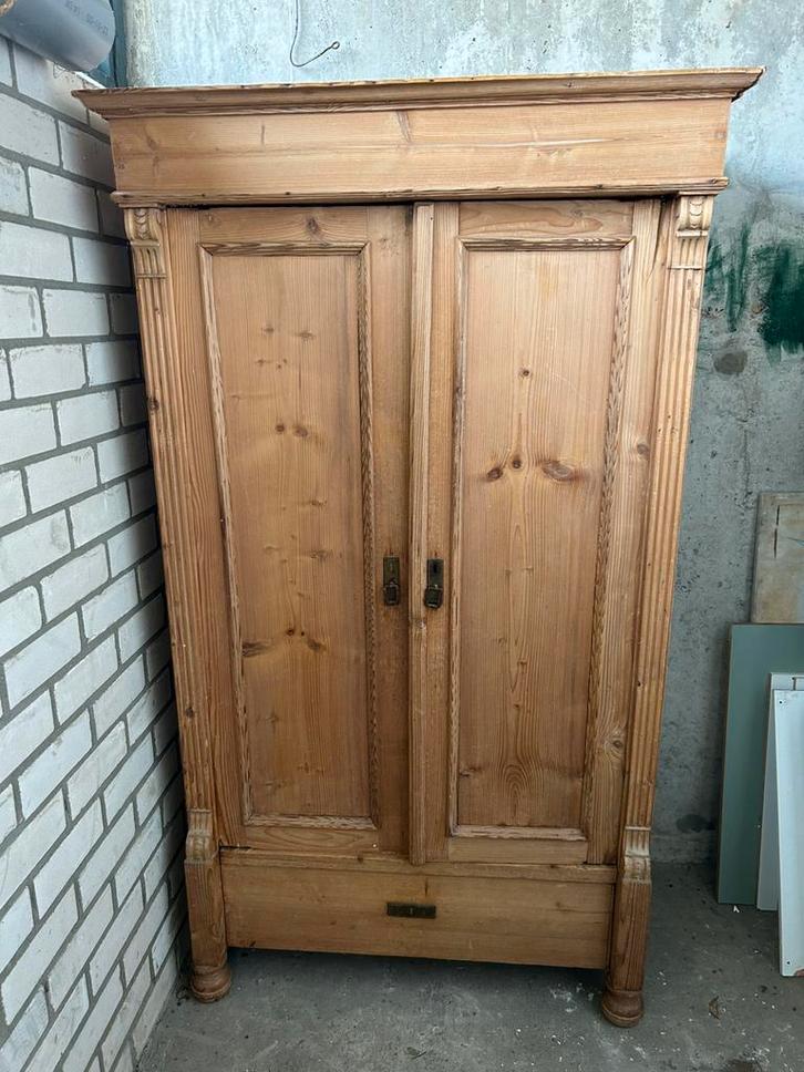 Grenen kast, Antiek en Kunst, Antiek | Meubels | Kasten, Ophalen