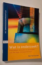 N. Verhoeven - Wat is onderzoek?, Sociale wetenschap, Ophalen of Verzenden, Zo goed als nieuw, N. Verhoeven