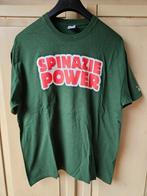 groen shirt, spinazie power, maat xl, Kleding | Heren, T-shirts, Verzenden, Maat 56/58 (XL), Zo goed als nieuw, Fruit of the loom