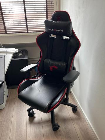 GAMING Stoel MSI met kussens beschikbaar voor biedingen