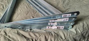 4 stuks Duraline plankdrager Industrie verzinkt 33x50cm beschikbaar voor biedingen