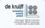 Telefoonkaart CRE179 de Kruijff ongebruikt, Verzamelen, Telefoonkaarten, Ophalen of Verzenden, Nederland