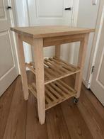 Roltafel/keukentrolley IKEA Bekvam, Ophalen, Gebruikt, 50 tot 100 cm, 25 tot 50 cm