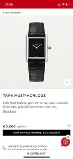 Cartier tank must, Ophalen of Verzenden, Zo goed als nieuw, Leer, Overige merken