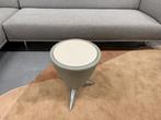 Leolux TamTam Bijzettafel Groen leer Design Tafel Tam Tam, Huis en Inrichting, Minder dan 55 cm, Leolux, Rond, Nieuw