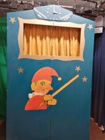 Theater poppenkast groot (240 cm) met klok en gordijntjes, Ophalen of Verzenden, Zo goed als nieuw