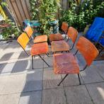 set van 4 of 5 eettafelstoelen eetkamerstoelen, Ophalen, Gebruikt