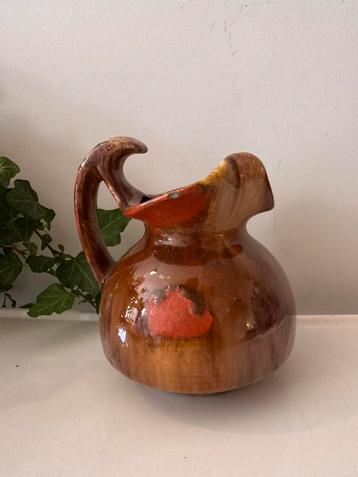 West germany vaas. Oranje rood beschikbaar voor biedingen