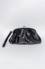 Lak Clutch, Sieraden, Tassen en Uiterlijk, Tassen | Damestassen, Ophalen of Verzenden, Gebruikt, Zwart, Avondtasje