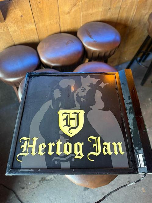 Te koop: Originele Hertog Jan Lichtbak - uniek en werkend!, Verzamelen, Merken en Reclamevoorwerpen, Zo goed als nieuw, Lichtbak of (neon) lamp