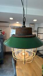 Mooie oude industriele lampen, Huis en Inrichting, Lampen | Hanglampen, Ophalen of Verzenden, Gebruikt, Glas, Minder dan 50 cm