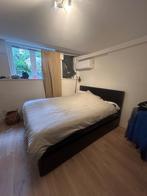 Ikea Malm bed 160x200, Ophalen, Zwart, Tweepersoons, Zo goed als nieuw