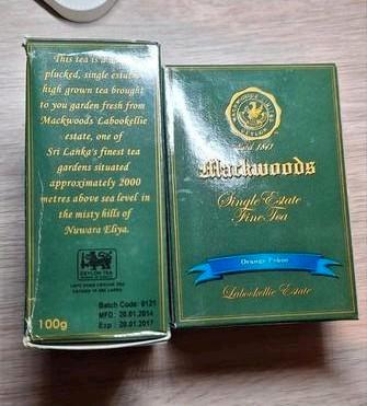 Mackwoods single estate fine tea Pekoe 100-200 gram beschikbaar voor biedingen