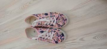 roze gympen met bloemen, maat 39 beschikbaar voor biedingen