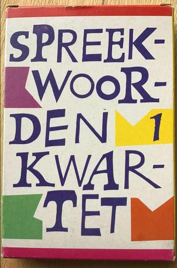 Spreekwoordenkwartet 1 - ZGAN beschikbaar voor biedingen