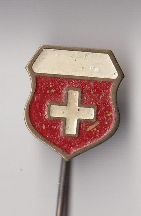 Zwitserland Vlag speldje, Verzamelen, Speldjes, Pins en Buttons, Gebruikt, Speldje of Pin, Overige onderwerpen, Ophalen of Verzenden