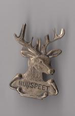 Nunspeet hert broche, Verzamelen, Speldjes, Pins en Buttons, Gebruikt, Niet vindbaar, Niet vindbaar, Speldje of Pin