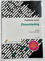 Zinsontleding - Praktische cursus, Ophalen of Verzenden, Alpha, Zo goed als nieuw, HBO