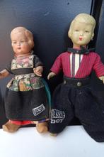 2 Klederdrachtpopjes, Lassie, Ophalen of Verzenden, Gebruikt, Pop