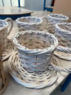 Leuke plantenbakken van riet, Huis en Inrichting, Mand, Rond, Nieuw, Ophalen of Verzenden