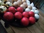 Grote KERSTBALLEN verzameling; Rood, Wit, Goud en witte ster, Diversen, Kerst, Ophalen, Zo goed als nieuw