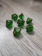 D&D Dobbelstenen Set - Groen, Nieuw, Ophalen of Verzenden, Generic, Vijf spelers of meer