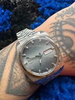 Vintage Seiko horloge no battery/automatic, Sieraden, Tassen en Uiterlijk, Horloges | Antiek, Seiko, Staal, Met bandje, Polshorloge