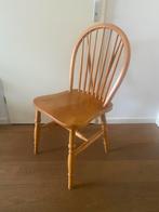Set van 4 Vintage Windsor stoelen, Ophalen, Gebruikt, Bruin, Vier