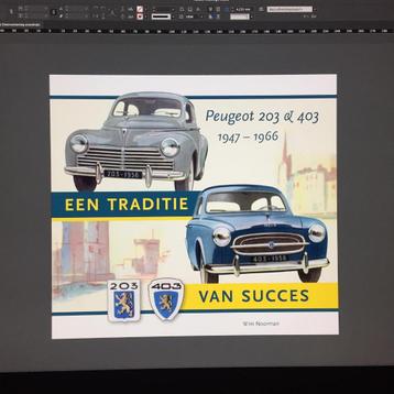 De Peugeot 203 & 403, een traditie van succes beschikbaar voor biedingen