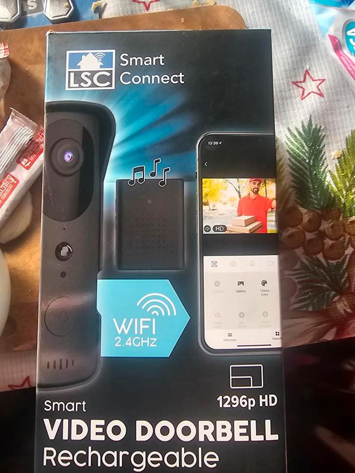 LSC Smart Video Deurbel - Nieuw!, Doe-het-zelf en Verbouw, Alarmsystemen, Ophalen of Verzenden